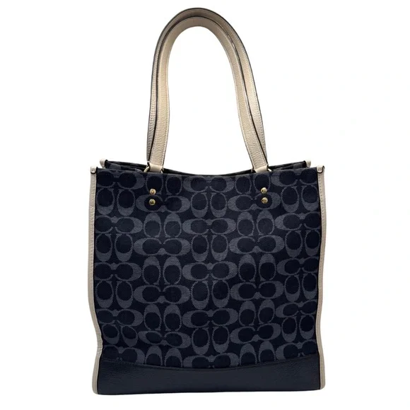 Coach Dempsey Tote Signature Jacquard - Picture 5 of 7